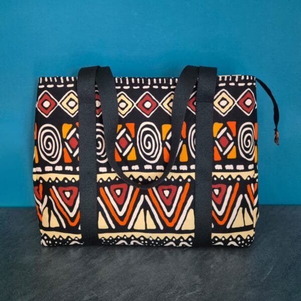Sac cabas en tissu wax