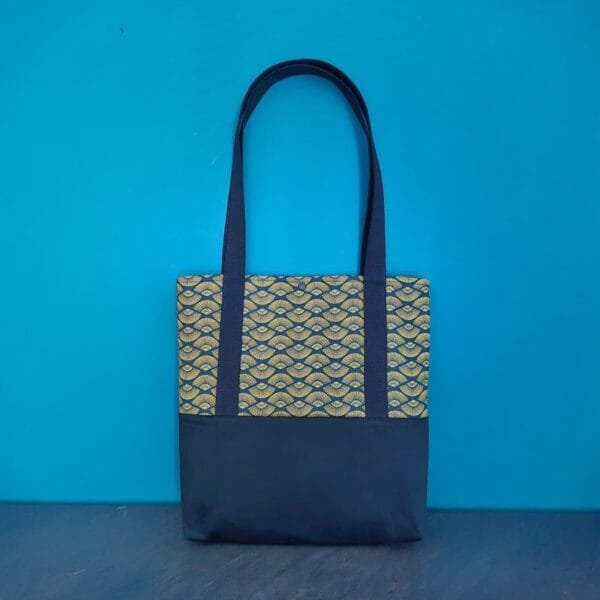 Sac tote bag bi-matiere